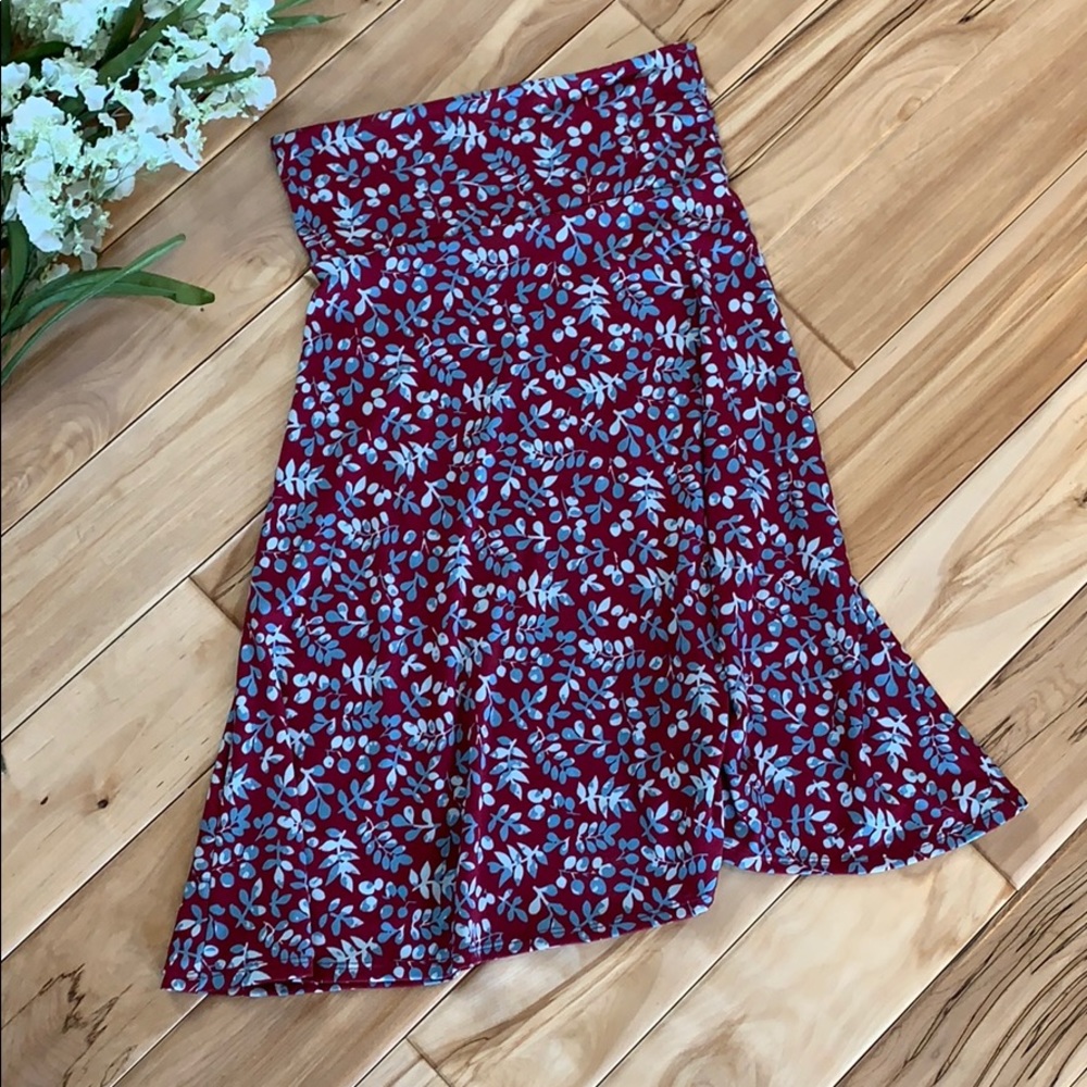 LuLaRoe Floral Skirt - Small